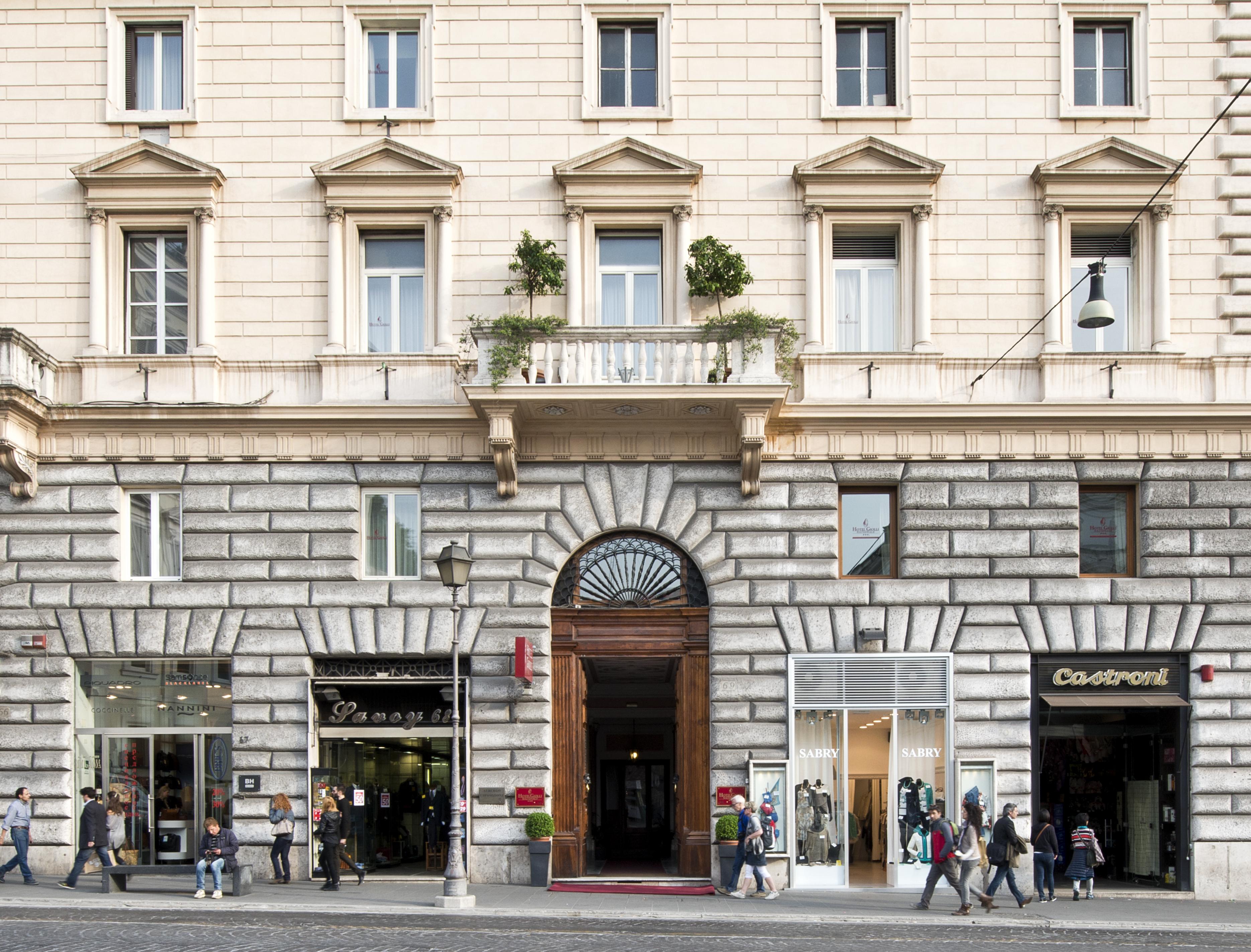 ホテル ジオッリ ナツィオナーレ ローマ エクステリア 写真